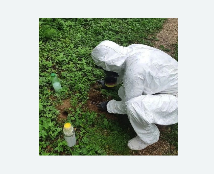 уничтожение кротов на участке в Киреевске